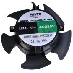 Powerfan Ventilator 120x120x38 Mm, Kogell./kabels ZONDER FRAME Z