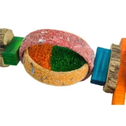 Birrdeeez Papegaai Speelgoed Rondhout/zaad Small 8 Birrdeeez Papegaai Speelgoed Rondhout/zaad Small -Vogelvoer Winkel 261997