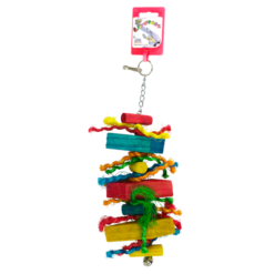 Birrdeeez Parakeet Toy Wood Straight 26cm