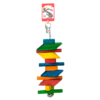 Birrdeeez Parakeet Toy Wood Zig Zag