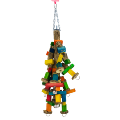 Birrdeeez Jumbo Macaw Sekelbos & Chain