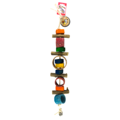 Birrdeeez Jungle Rings Parrot Toy