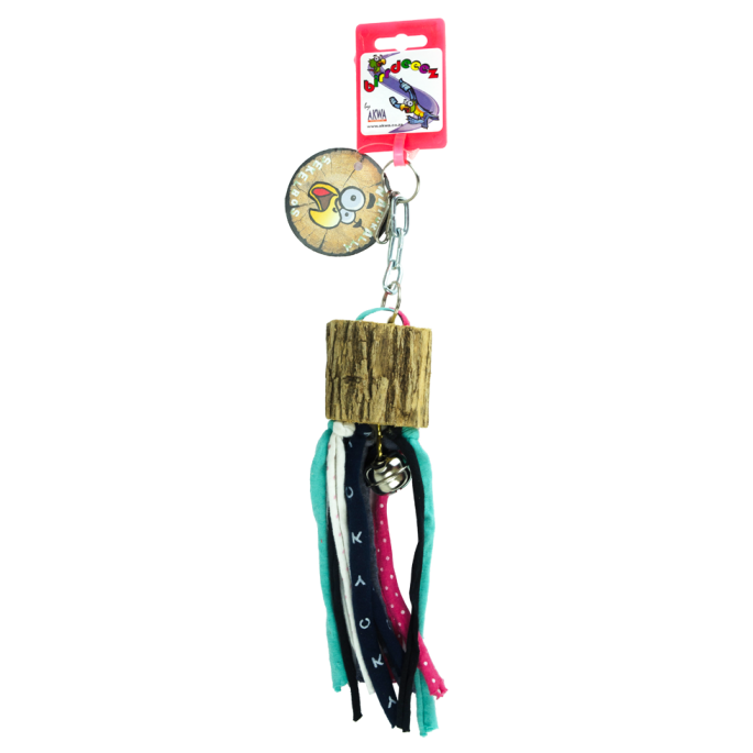 Birrdeeez Parkiet Sekelblok En Katoenfranjes + Bel 4 Birrdeeez Parkiet Sekelblok En Katoenfranjes + Bel - Afbeelding 2