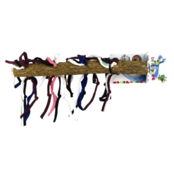 Birrdeeez Parkieten Sekelstok & Katoen + Bel 40 Cm