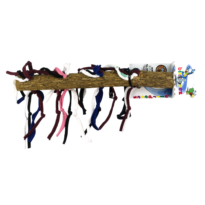 Birrdeeez Parkieten Sekelstok & Katoen + Bel 40 Cm 3 Birrdeeez Parkieten Sekelstok & Katoen + Bel 40 Cm