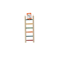 Birrdeeez Cockatiel Ladder 6 Step All Wood -Vogelvoer Winkel 269889