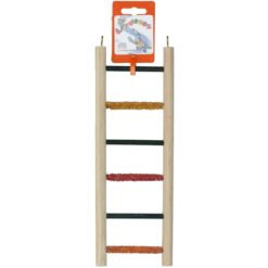 Birrdeeez Budgie Ladder 6 Step All Wood