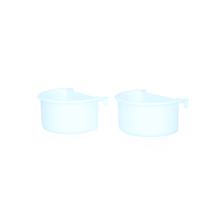 Pawise Seed And Water Cup 130 Ml Wit 2 St. 4 Pawise Seed And Water Cup 130 Ml Wit 2 St. - Afbeelding 2