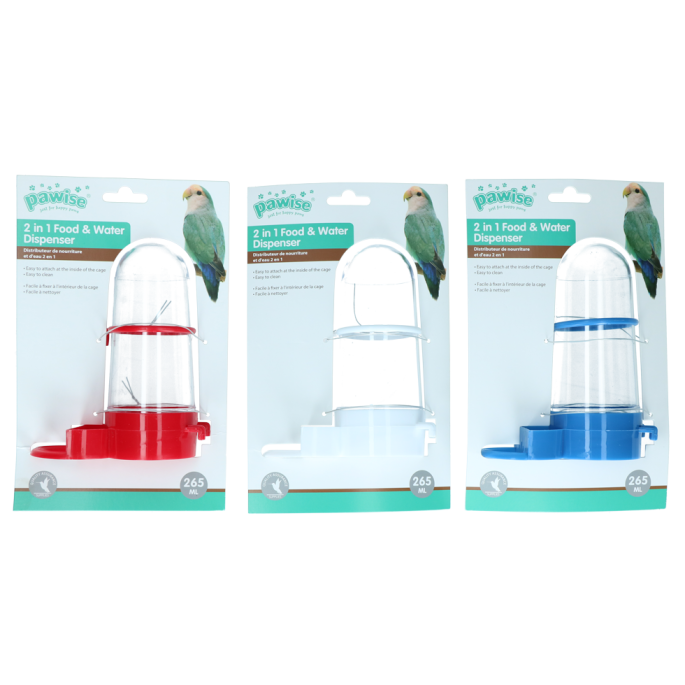 Pawise Volière Drinkbak, 265 Ml/15 Cm 3 Pawise Volière Drinkbak, 265 Ml/15 Cm