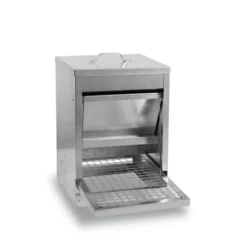 Brand Voersilo Metaal Pedaal Rooster. 10kg.