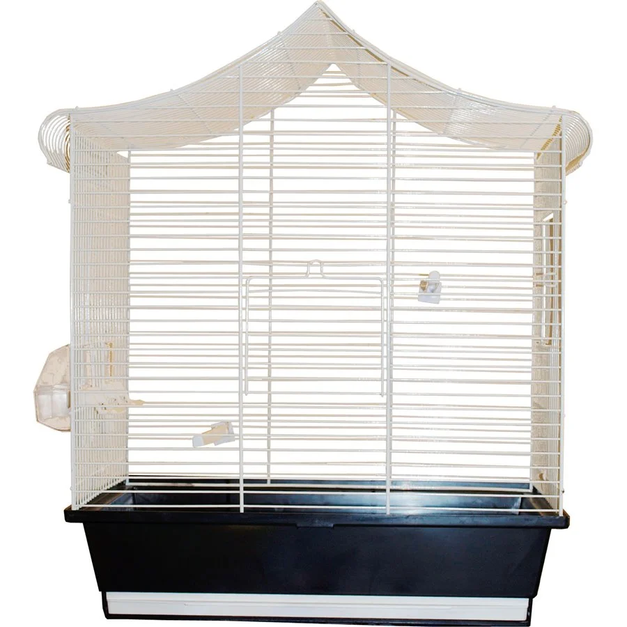 Agro Zoo AZ Vogelkooi Diana, Wit/zwart. 3 Agro Zoo AZ Vogelkooi Diana, Wit/zwart.