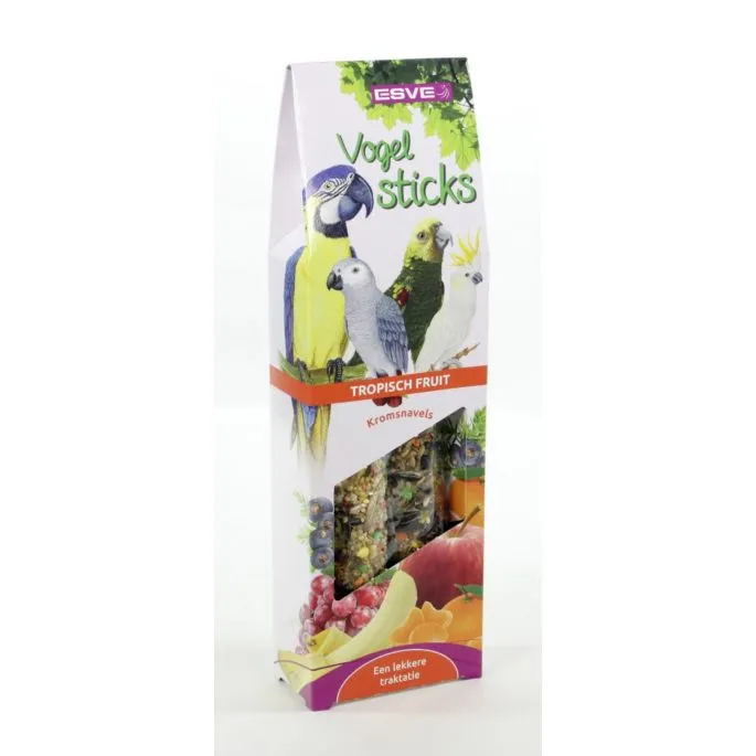 ESVE Vogelsticks Pap.Tropisch Fruit 4 ESVE Vogelsticks Pap.Tropisch Fruit - Afbeelding 2