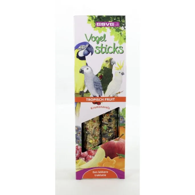 ESVE Vogelsticks Pap.Tropisch Fruit 5 ESVE Vogelsticks Pap.Tropisch Fruit - Afbeelding 3