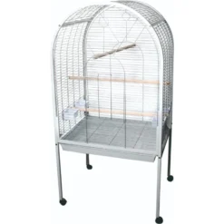 Vogelvoer Winkel -Vogelvoer Winkel flamingo papegaaienkooi polly wit 775 x 60 x 1555 cm 1