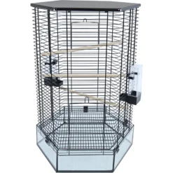 Interzoo Vogelkooi Vision, Hexo Zwart.