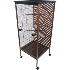 Interzoo Voliere Industrieel Koper/zwart, 151 Cm.