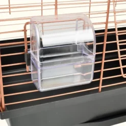 Flamingo Parkietenkooi Klara 1 Koper 39x25x53cm | Worldofanimals.nl Heeft Het! -Vogelvoer Winkel parkietenkooi klara 1 koper 39x25x53cm 4