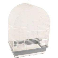 Flamingo Parkietenkooi Klara 1 Wit 39x25x53 Cm | Worldofanimals.nl Heeft Het!