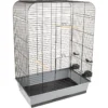 Flamingo Parkietenkooi Marja Zwart 54x34x75 Cm | Worldofanimals.nl Heeft Het! -Vogelvoer Winkel parkietenkooi marja zwart 54x34x75 cm