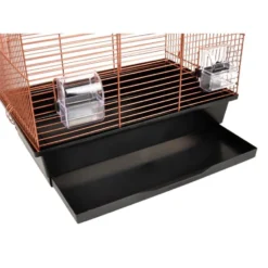 Flamingo Parkietenkooi Numfor 1 Koper 51x30x60cm | Worldofanimals.nl Heeft Het! -Vogelvoer Winkel parkietenkooi numfor 1 koper 51x30x60cm 2