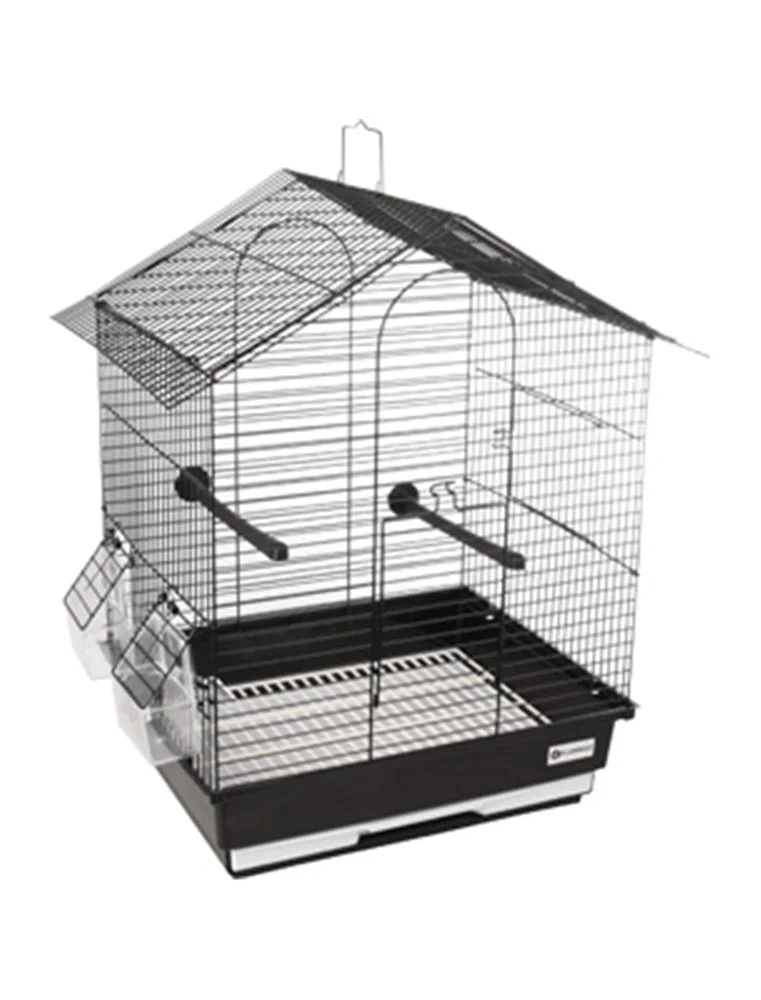 Flamingo Parkietenkooi Nusa Zwart 3 Flamingo Parkietenkooi Nusa Zwart