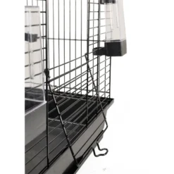 Flamingo Parkietenkooi Runa Zwart 54x34x74,5 Cm | Worldofanimals.nl Heeft Het! -Vogelvoer Winkel parkietenkooi runa zwart 54x34x745 cm 3