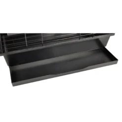 Flamingo Parkietenkooi Runa Zwart 54x34x74,5 Cm | Worldofanimals.nl Heeft Het! -Vogelvoer Winkel parkietenkooi runa zwart 54x34x745 cm 4