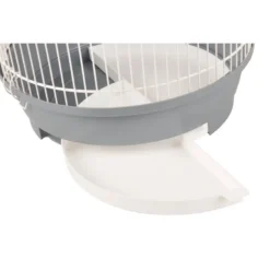 Flamingo Parkietenkooi Sanna 2 Wit 34x34x67 Cm | Worldofanimals.nl Heeft Het! -Vogelvoer Winkel parkietenkooi sanna 2 wit 34x34x67 cm 1