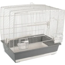 Flamingo Parkietenkooi Selma 1 Wit46x28x41cm | Worldofanimals.nl Heeft Het!