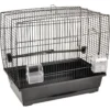 Flamingo Parkietenkooi Selma 1 Zwart 46x28x41cm | Worldofanimals.nl Heeft Het! -Vogelvoer Winkel parkietenkooi selma 1 zwart 46x28x41cm