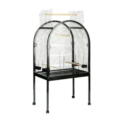 Duvo Pearl Papegaaikooi Chrome | Worldofanimals.nl Heeft Het!